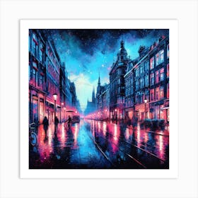 Europe in Rain 2 Art Print