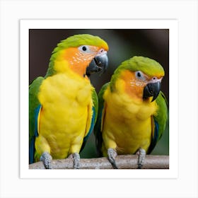 Parrots Art Print