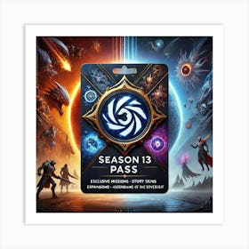 In Game Season Pass Season 13 Ignis Luporum Art Print