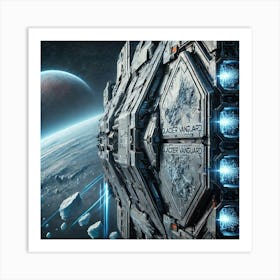 Glacier Vanguard Reinforced Hulls Art Print