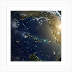 Earth From Space 5 Art Print