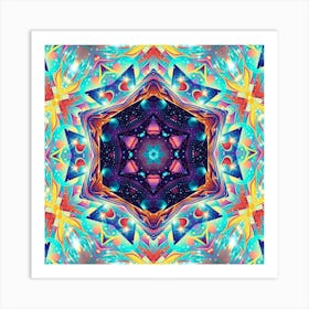 Psychedelic Mandala 31 Art Print