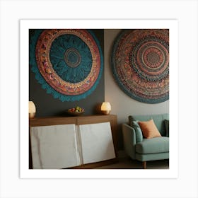 Default Mandala Trendy Wall Art For Mass Sell 1 Art Print