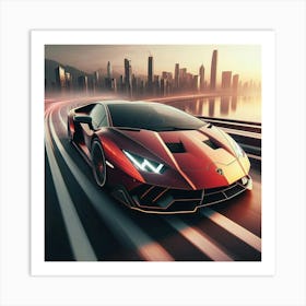 Lamborghini 291 Affiche