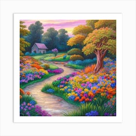 Garden Path Art Print