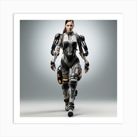 Futuristic Woman 120 Art Print