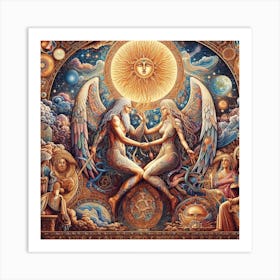 Angels And Demons 1 Art Print