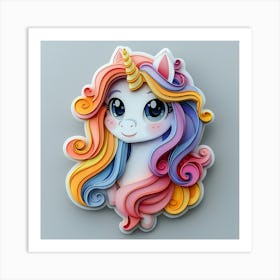 Unicorn 507 Art Print