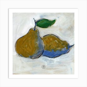 Two Pears Art Print