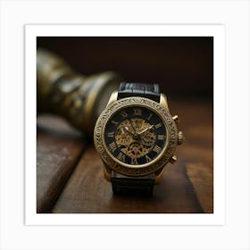 Default Create Unique Design Of Antique Watches 1 Art Print