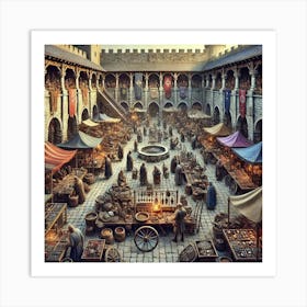 The Market Square Art Print