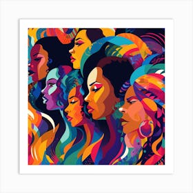 Women Of Color 1 Art Print