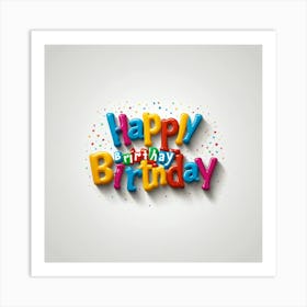 Happy Birthday 15 Art Print