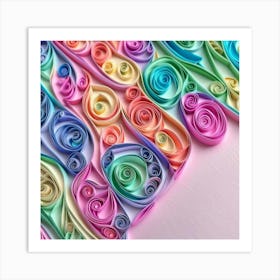 Quilling Art 2 Art Print