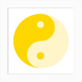 Yin Yang Symbol 25 Art Print