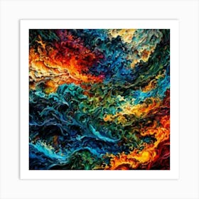 Abstract Painting 19 Art Print