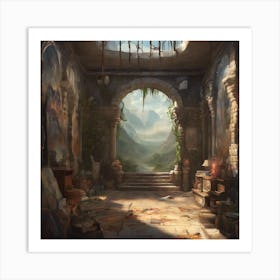 Fantasy Painting 32 Art Print