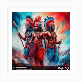 Indian Warriors Art Print