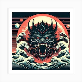 Asian Dragon Art Print