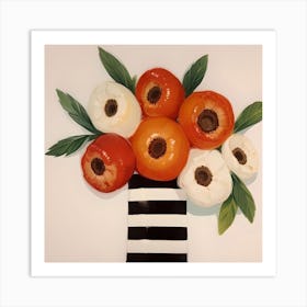 Pears In A Vase Art Print