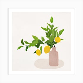 Lemon Branches III Art Print