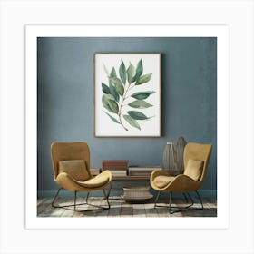 Watercolor Eucalyptus Leaves Art Qm3bjmoksiwdtb 9mlhgqw Jfek5ne Sw6aw8ox6bssdw Art Print