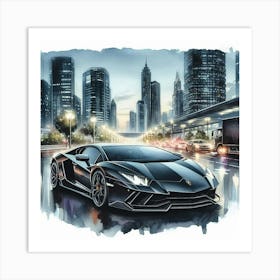 Car Art 313 Art Print