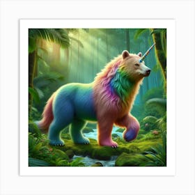 Unicorn Beary Art Print