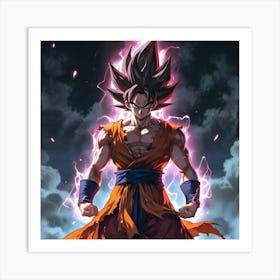 Dragon Ball Z Wallpaper 72 Art Print