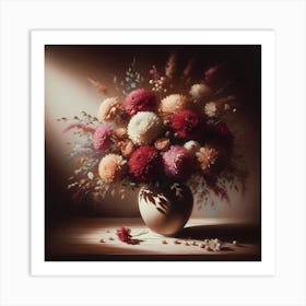 Flowers In A Vase 4 Art Print