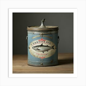 Sardine Canister Art Print Art Print