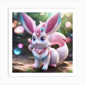 Pokemon Eevee 12 Art Print