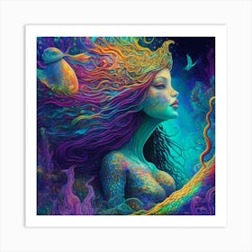 Mermaid 7 Art Print