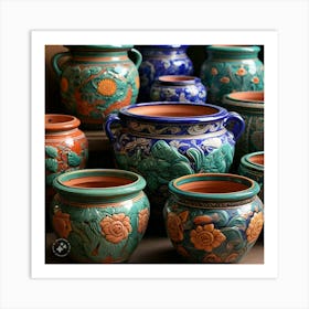 Pottery Vases Art Print