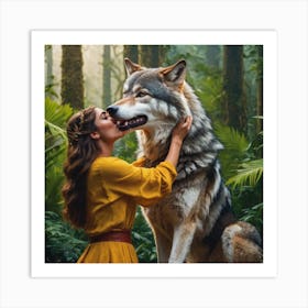 Wolf Portrait Art Print