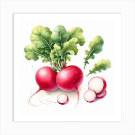 Radish 2 Art Print