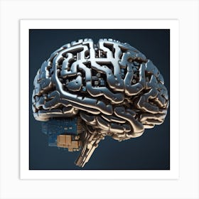 Artificial Brain 70 Art Print