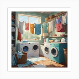 Laundry Room 4 Art Print