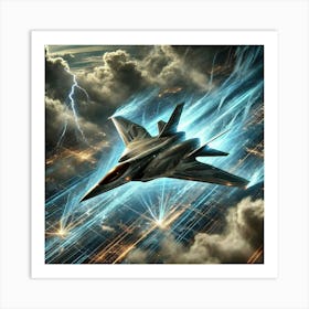 A Sci Fi Depiction Of Skyfire Cloak Art Print