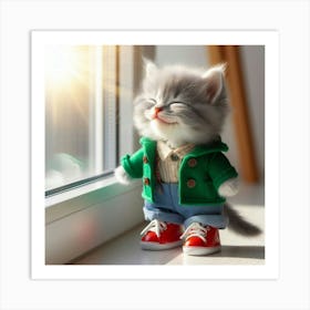 Cute Kitten 6 Art Print