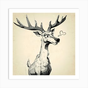 Deer! 22 Art Print