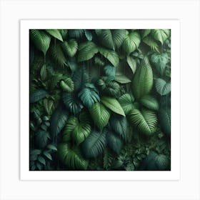 Natural leave Art Print