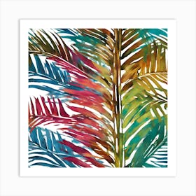 Palm Leaves Art Print