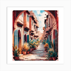 Marrakech, Morocco Art Print