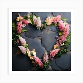 Heart Of Flowers 3 Art Print