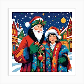 WE WISH YOU A MERRY CHRISTMAS Art Print