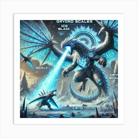 Blizzard Wyverns 1 Art Print