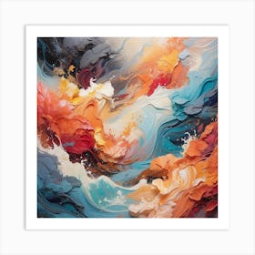 Abstract Painting 3 Art Print