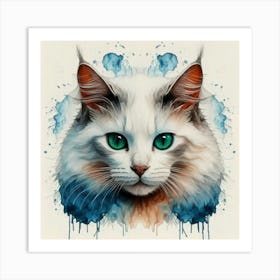 Coon Cat Print Art Print