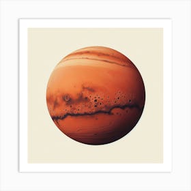 Mars Canvas Print Art Print